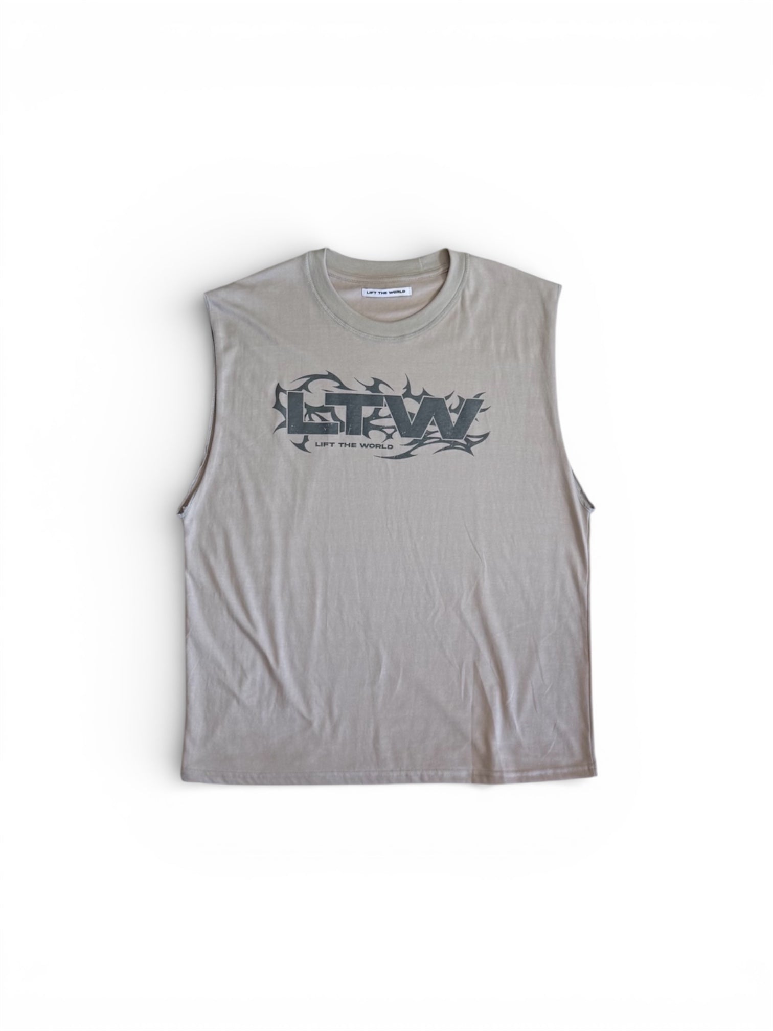 Polera Musculosa Tribal Gris