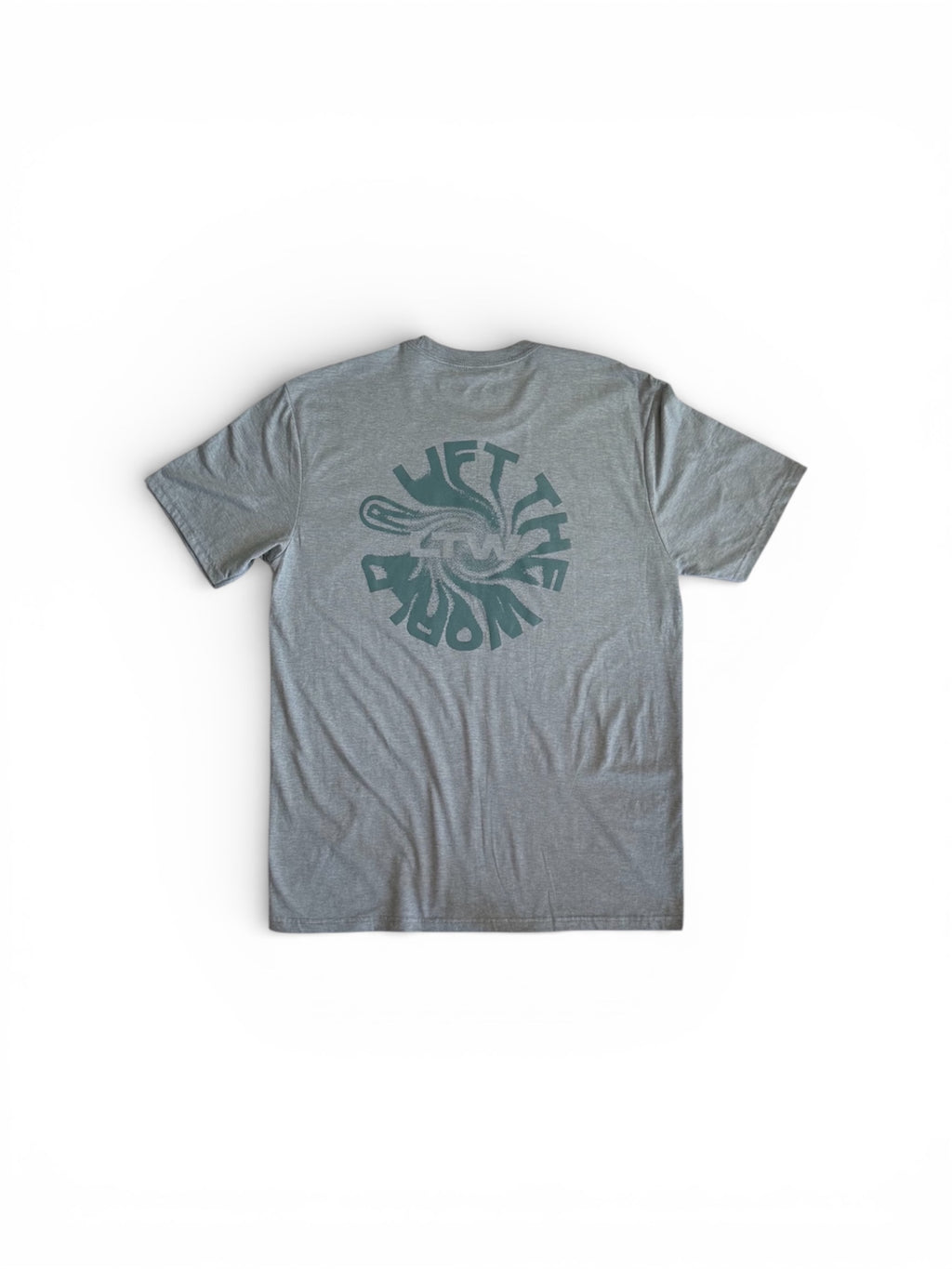 Polera Circle Gris Azul