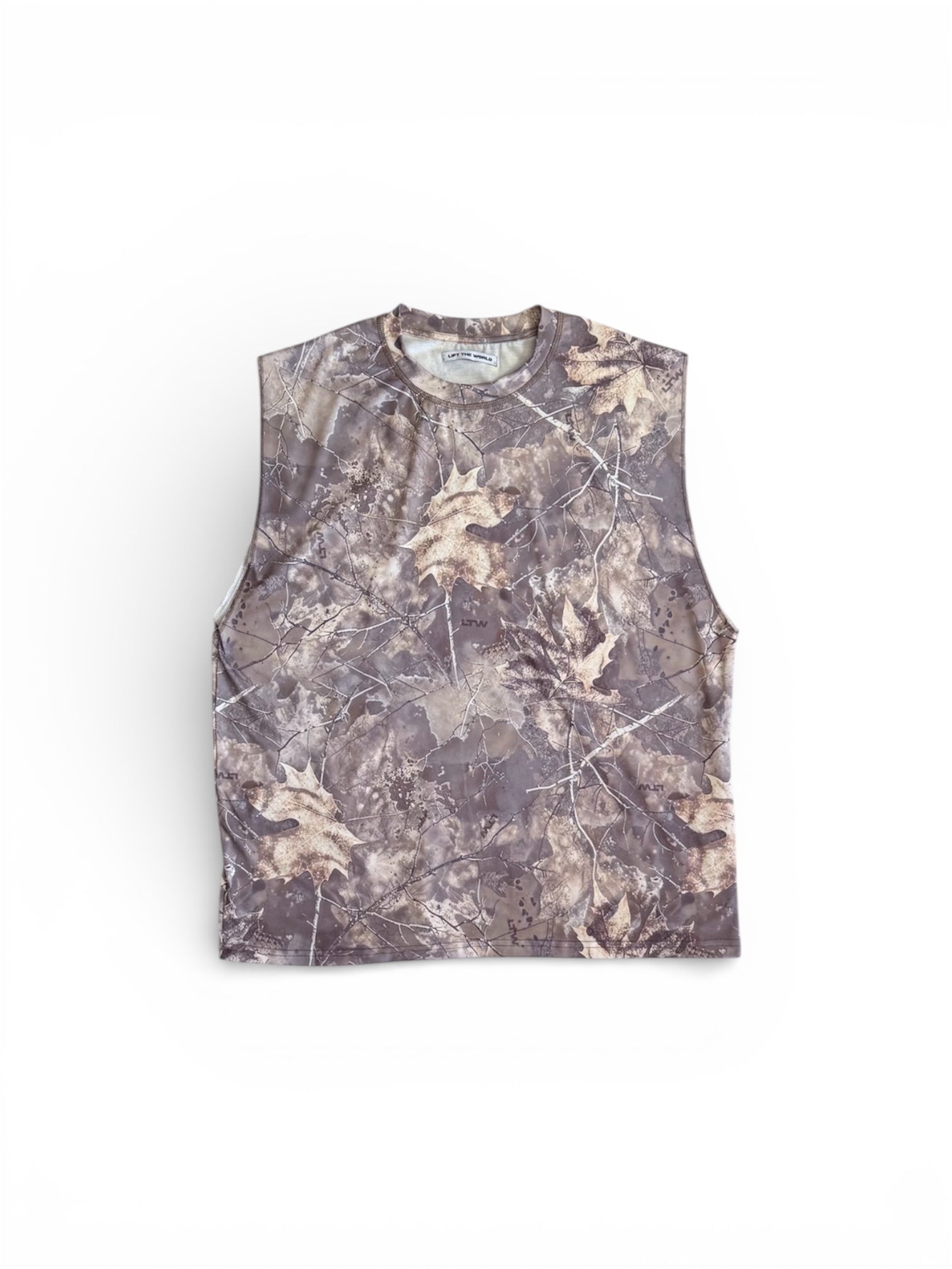 Polera Sin Manga Camo
