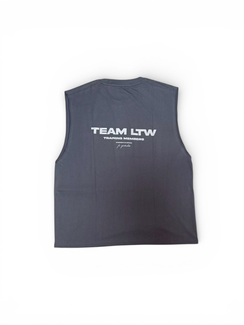 Polera Musculosa Team Gris Oscuro