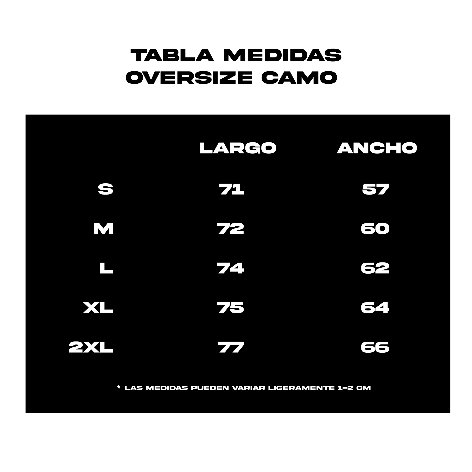 Polera Oversize Camo